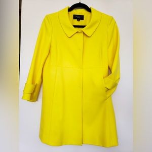 Yellow swing jacket Ann Taylor S Petite
